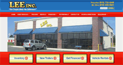 Desktop Screenshot of leeincauto.com